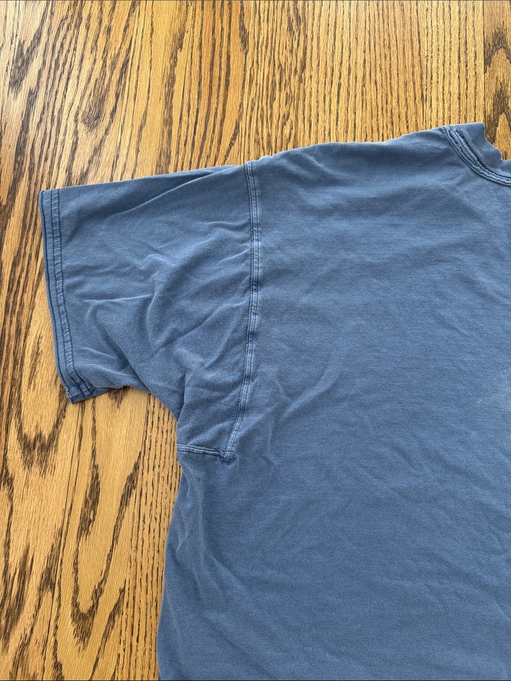FP Movement by Free People Washed Blue Cropped Short Sleeve Tee - Picture 8 of 13